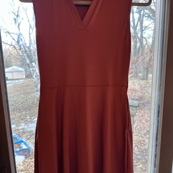 Elegant‎ Brown Sleeveless Dress Athletic Size Small - Picture 7 of 8